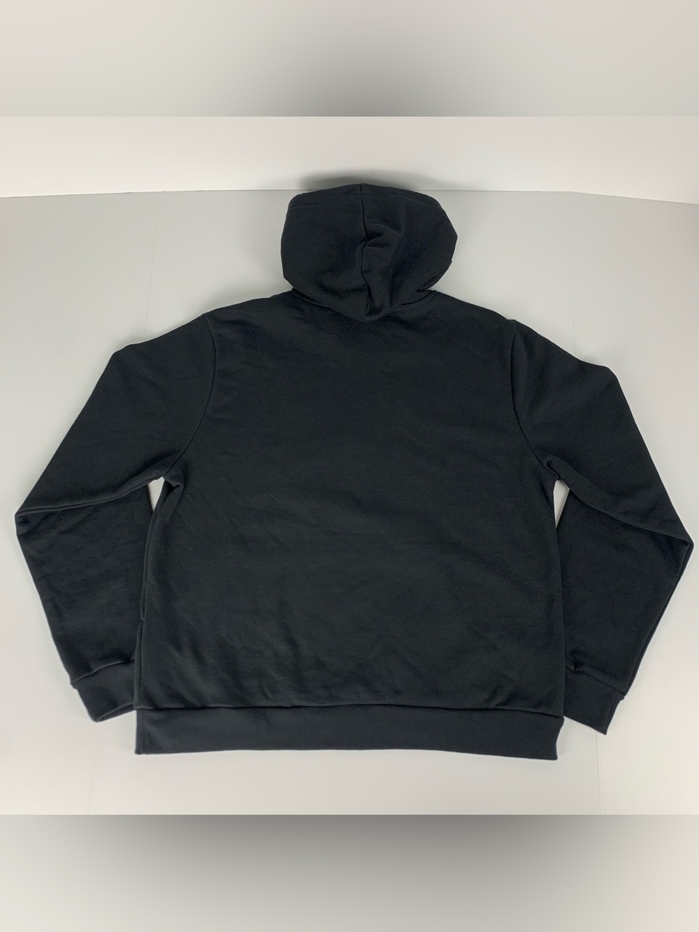 The North Face Hoodie Circular Design Black Pullover Sweatshirt Womens Medium - Picture 2 of 8